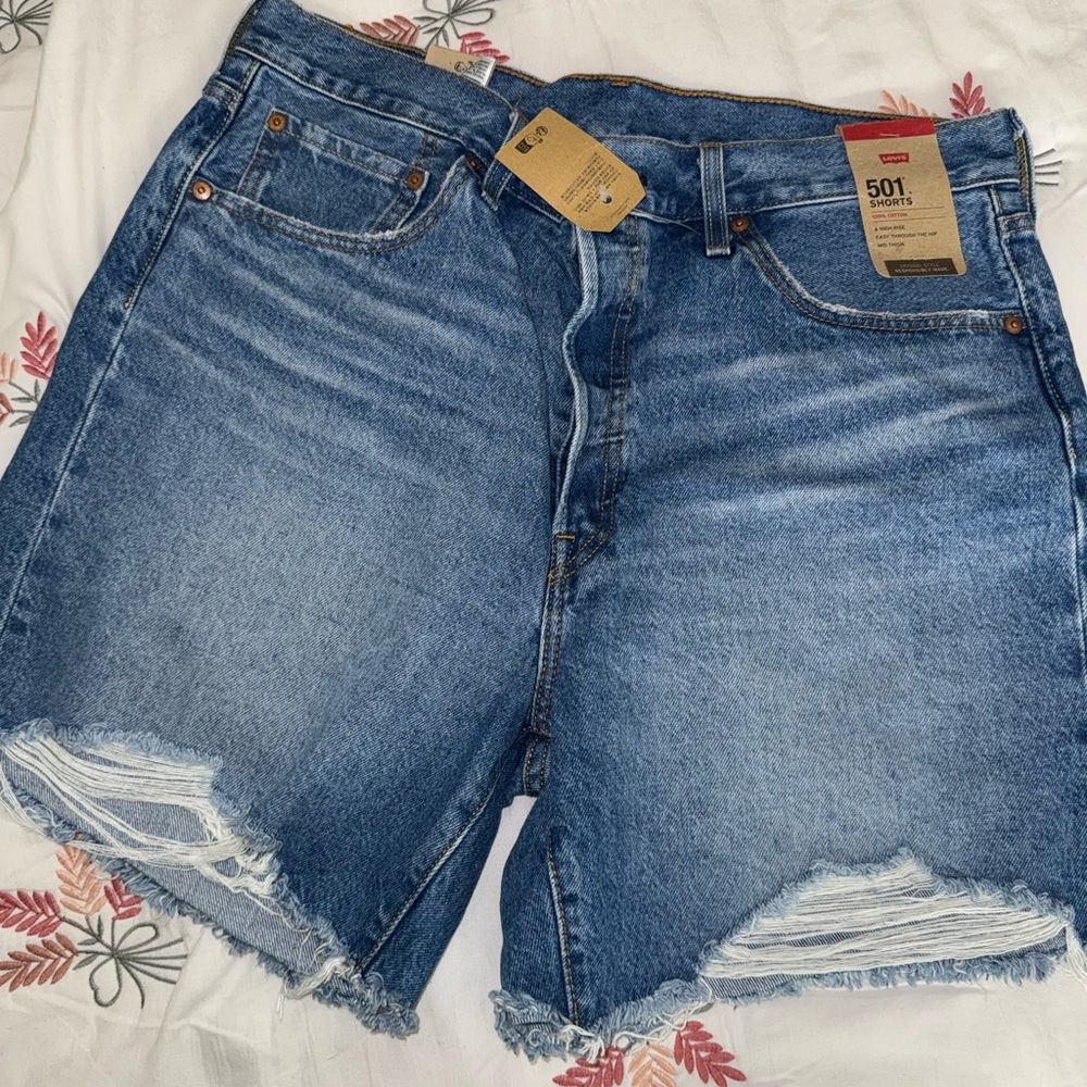 Levi's Classic Blue Jean Shorts